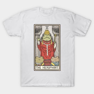 The Hierophant Toad Tarot T-Shirt